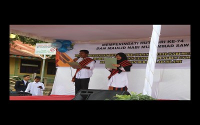 Osis SMAN 1 Blangkejeren Merayakan Hut PGRI ke-74 Dan memperingati Maulid Nabi Muhammad SAW